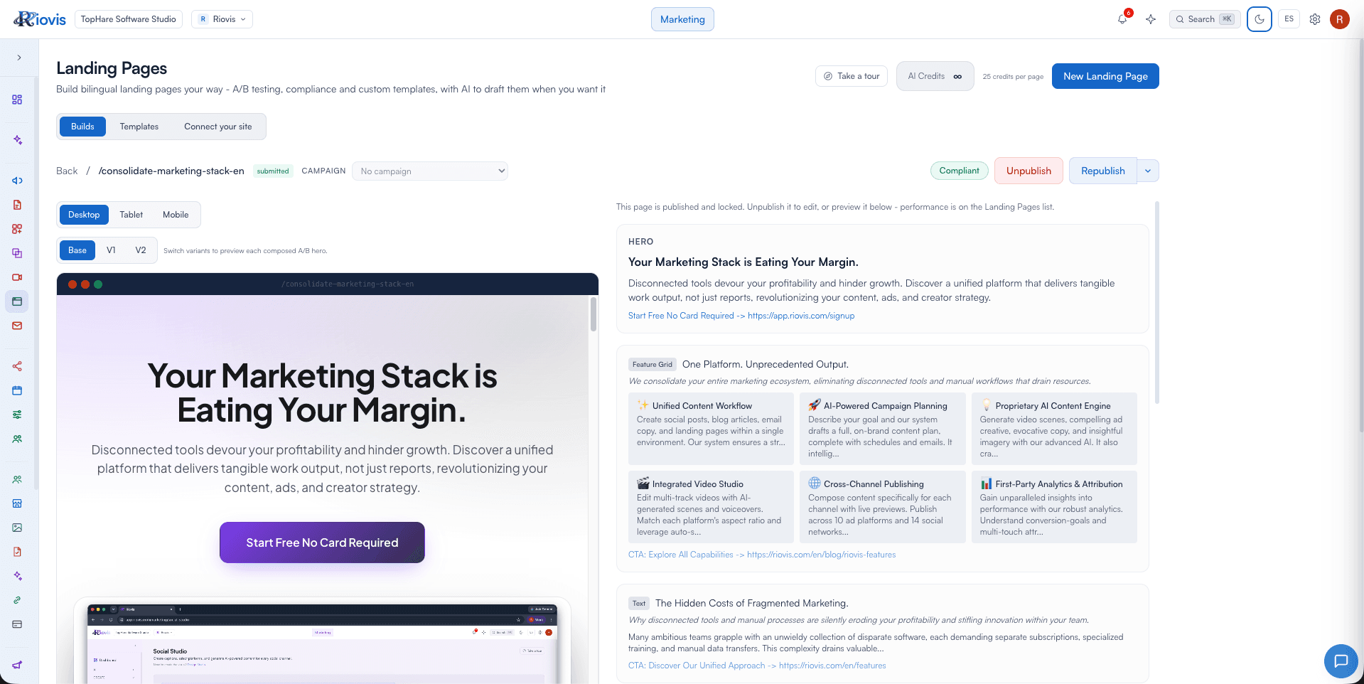 Landing Pages