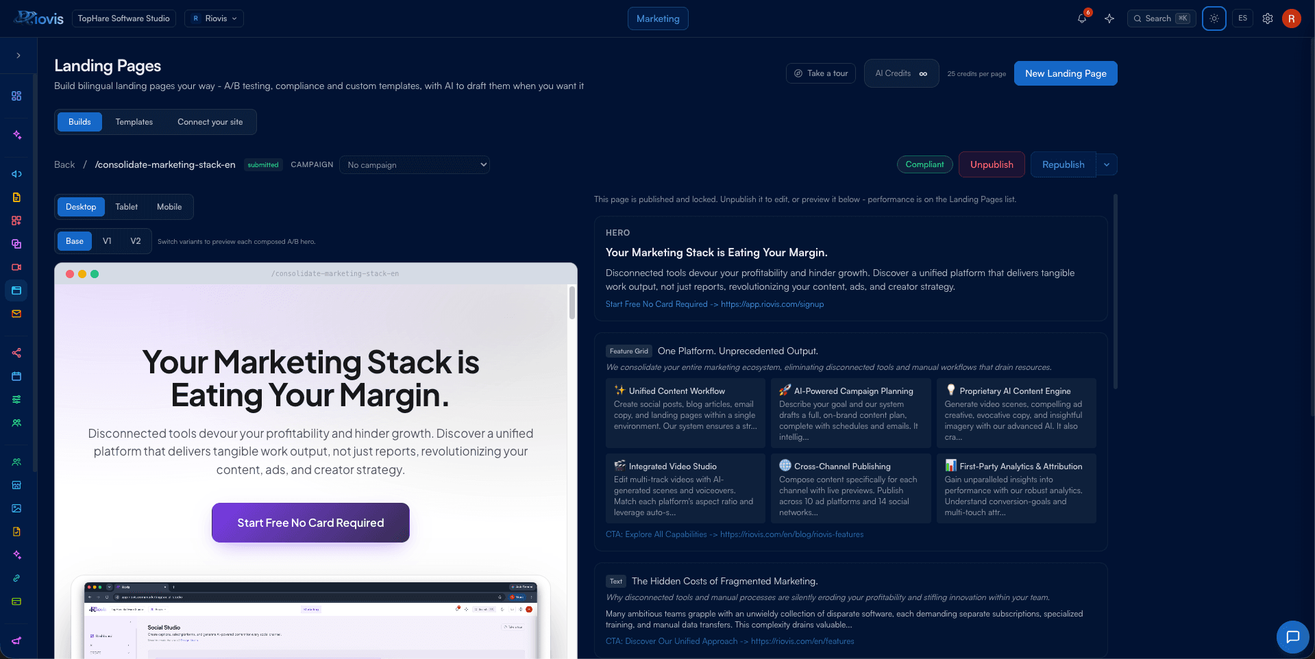 Landing Pages